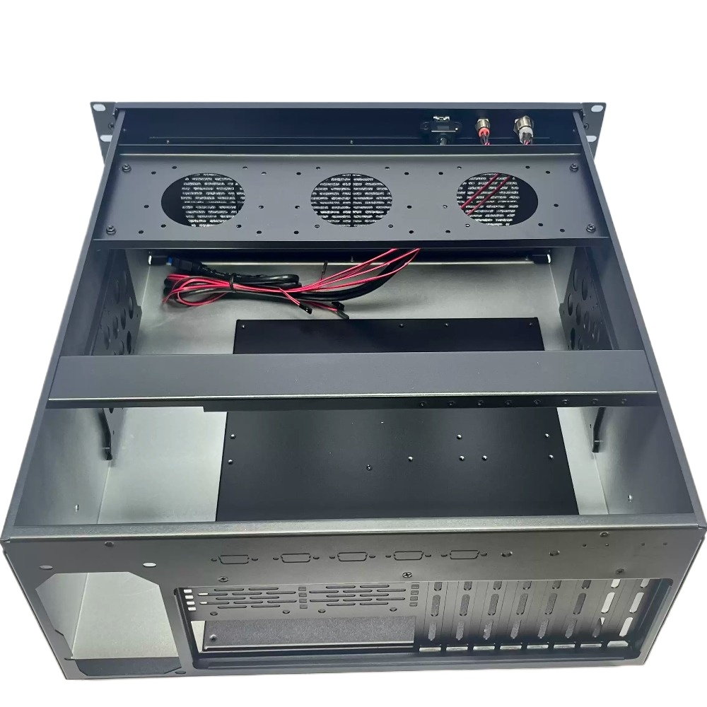 8 Gpu 4U Server Chassis - 4U-Servergehäuse EATX-Motherboard 4090 GPU 360 Wasserkühlung